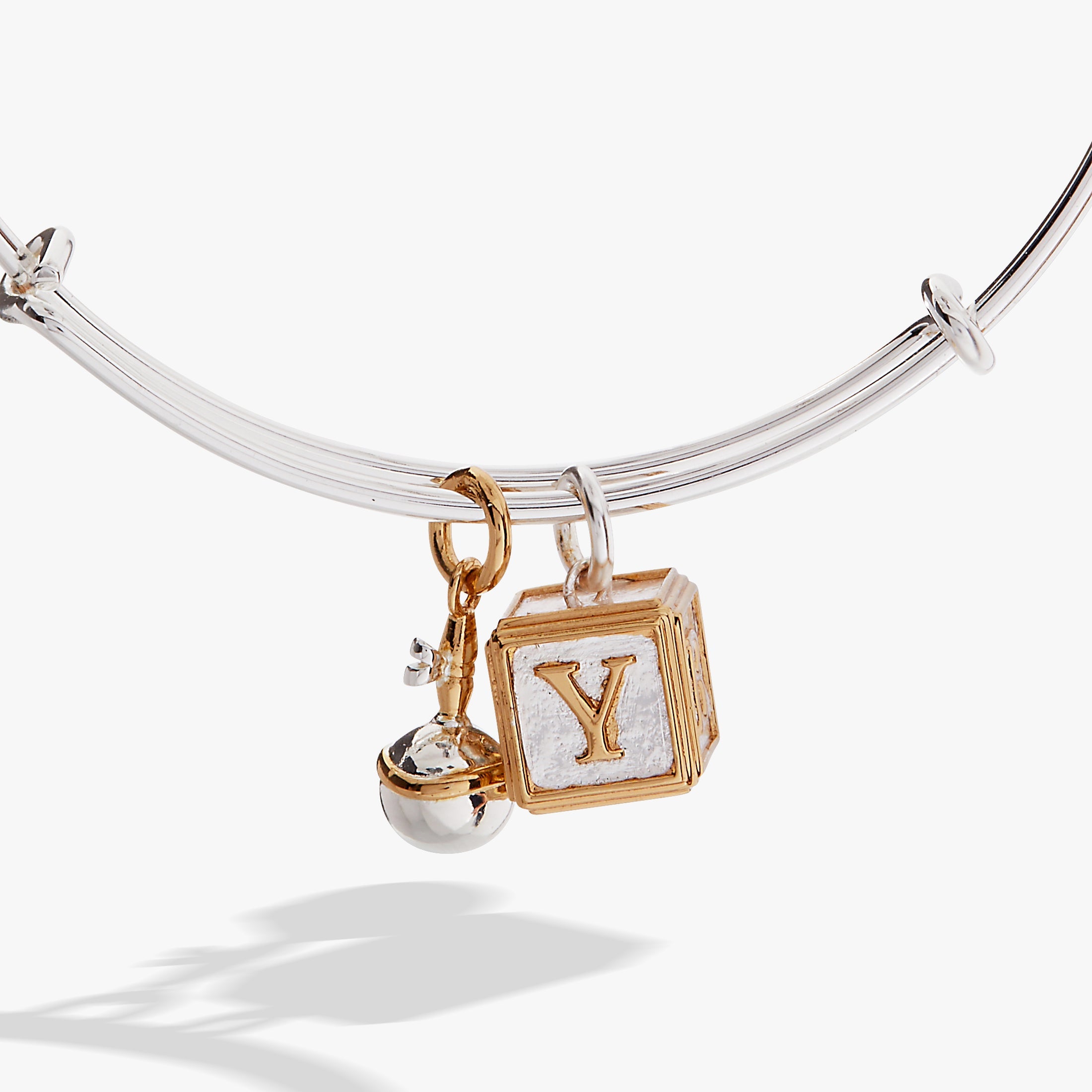 Baby Block and Rattle Bangle - Aaria Tees Aaria Tees
