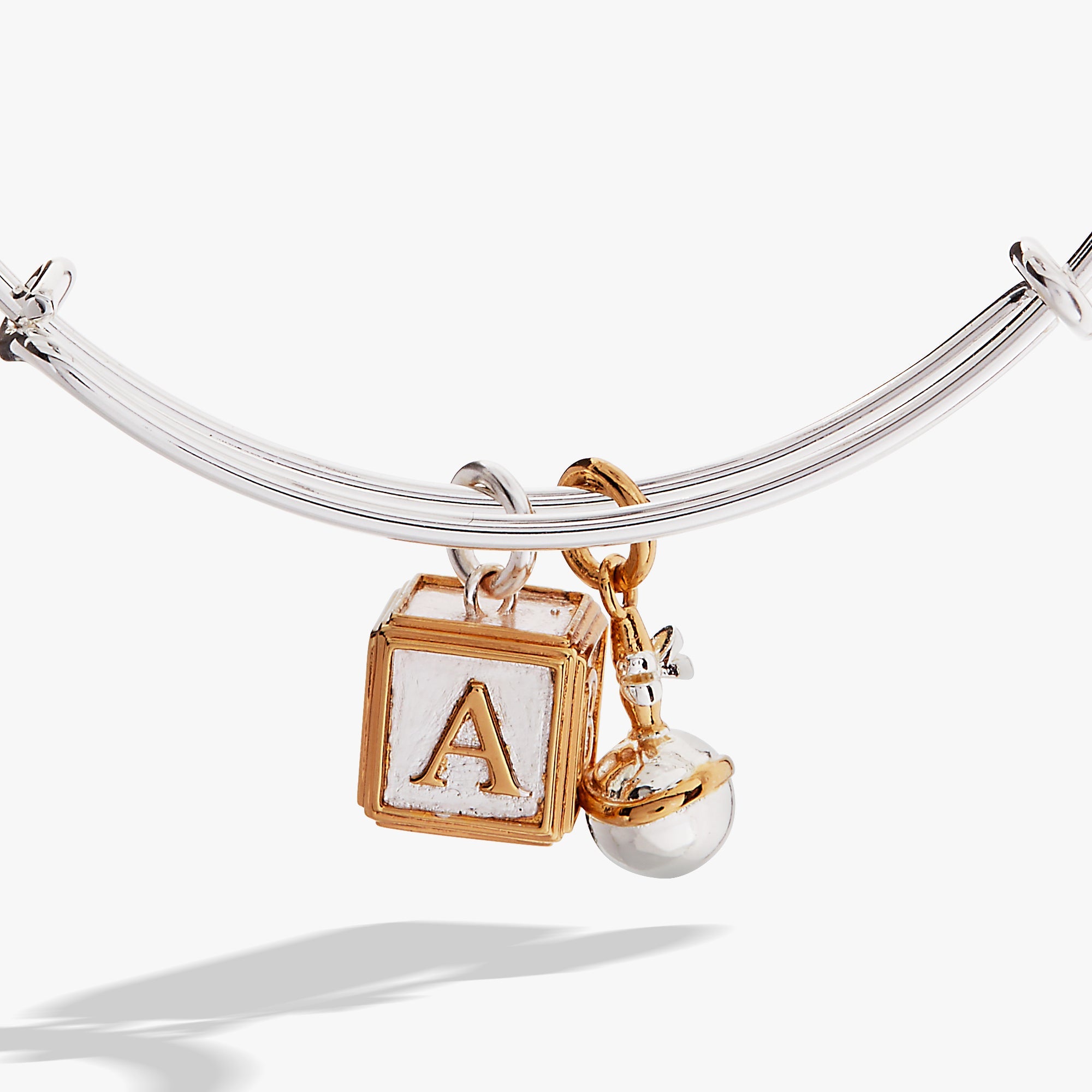 Baby Block and Rattle Bangle - Aaria Tees Aaria Tees