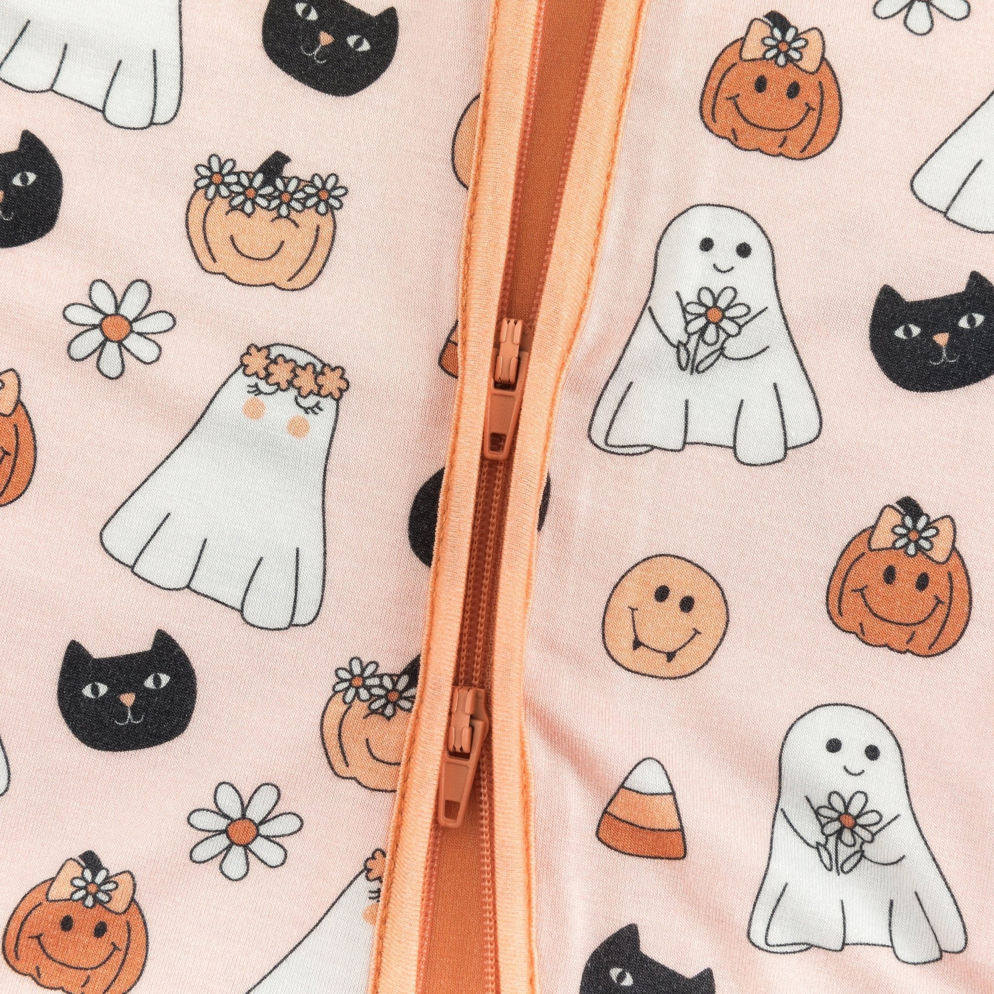Blossom & Boo (Convertible Zip Footies) - Aaria Tees Aaria Tees