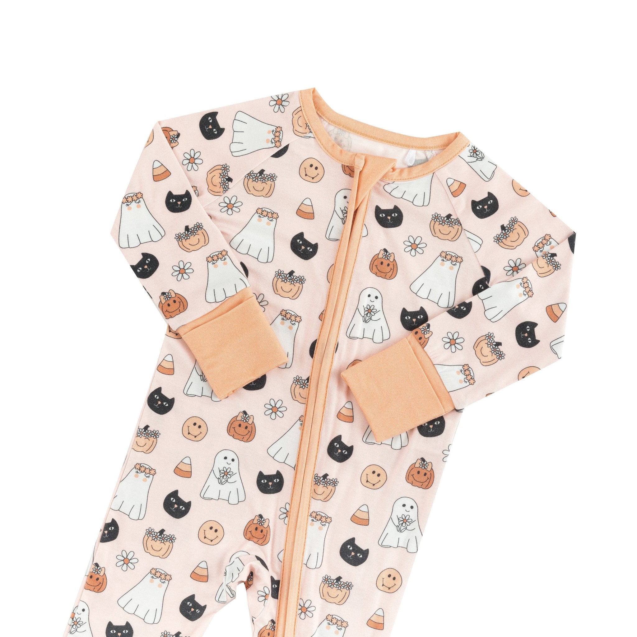 Blossom & Boo (Convertible Zip Footies) - Aaria Tees Aaria Tees