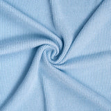 Ruffled Edge Knit Baby Blanket in Baby Blue - Aaria Tees Aaria Tees
