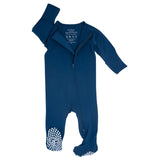 Blue Titan Zipper Footie Aaria Tees