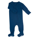 Blue Titan Zipper Footie Aaria Tees