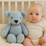 Wool Knit Buddy  | Zee the Blue Bear - Aaria Tees Aaria Tees