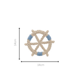 Color wheel Macrame Rope Pet Toy Aaria Tees