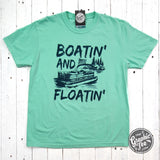 Boatin' and Floatin' Pigment Dyed Tee - Aaria Tees Aaria Tees