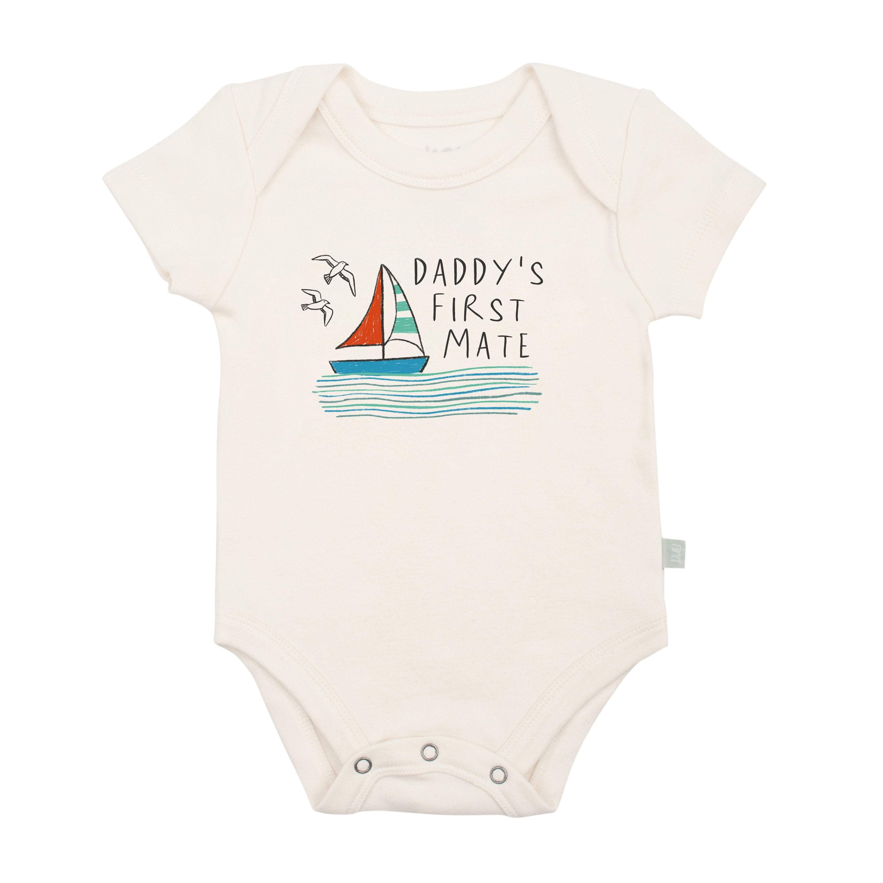 graphic bodysuit | daddy's first mate - Aaria Tees Aaria Tees