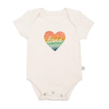 graphic bodysuit | loved rainbow heart - Aaria Tees Aaria Tees