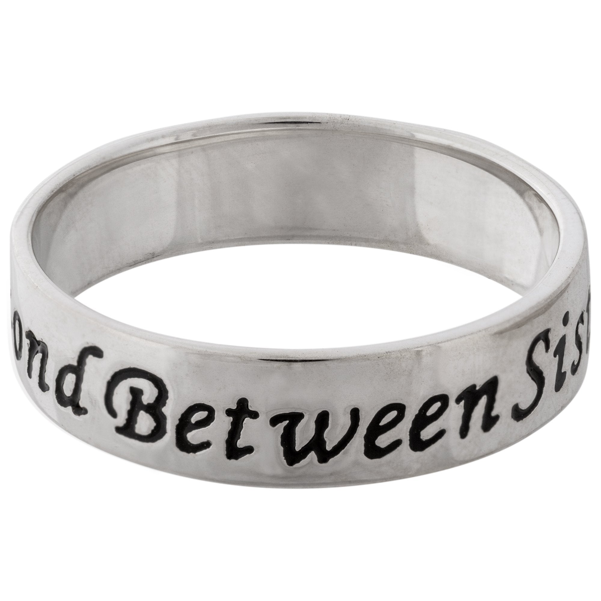Bond Between Sisters Sterling Ring - Aaria Tees Aaria Tees