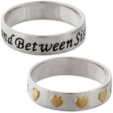 Bond Between Sisters Sterling Ring - Aaria Tees Aaria Tees