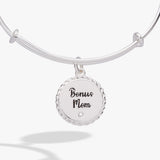 Bonus Mom 'Family Isn't Only Blessed By Name' Charm Bangle - Aaria Tees Aaria Tees