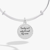 Bonus Mom 'Family Isn't Only Blessed By Name' Charm Bangle - Aaria Tees Aaria Tees