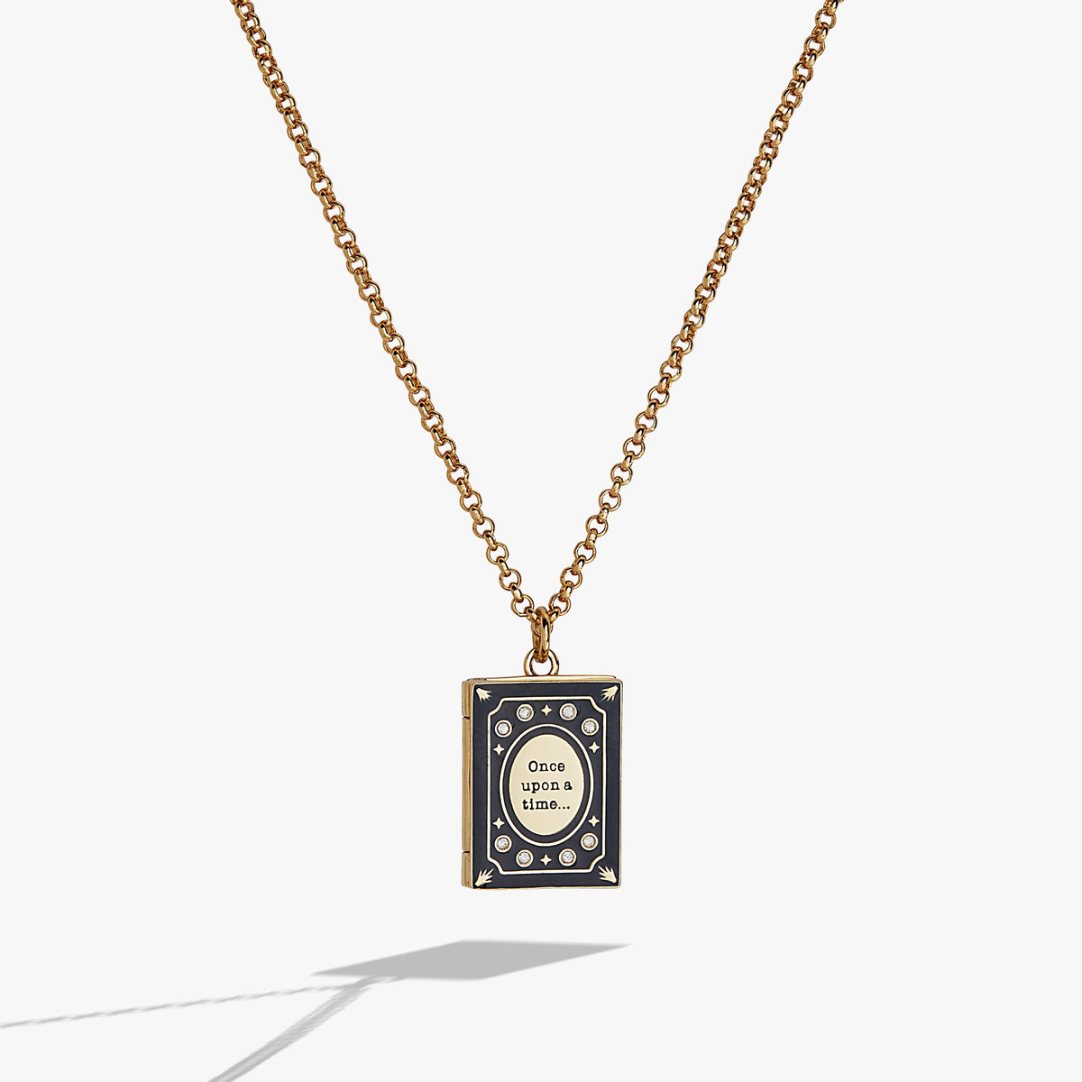 'A Reader Lives A Thousand Lives' Book Club Locket Pendant - Aaria Tees