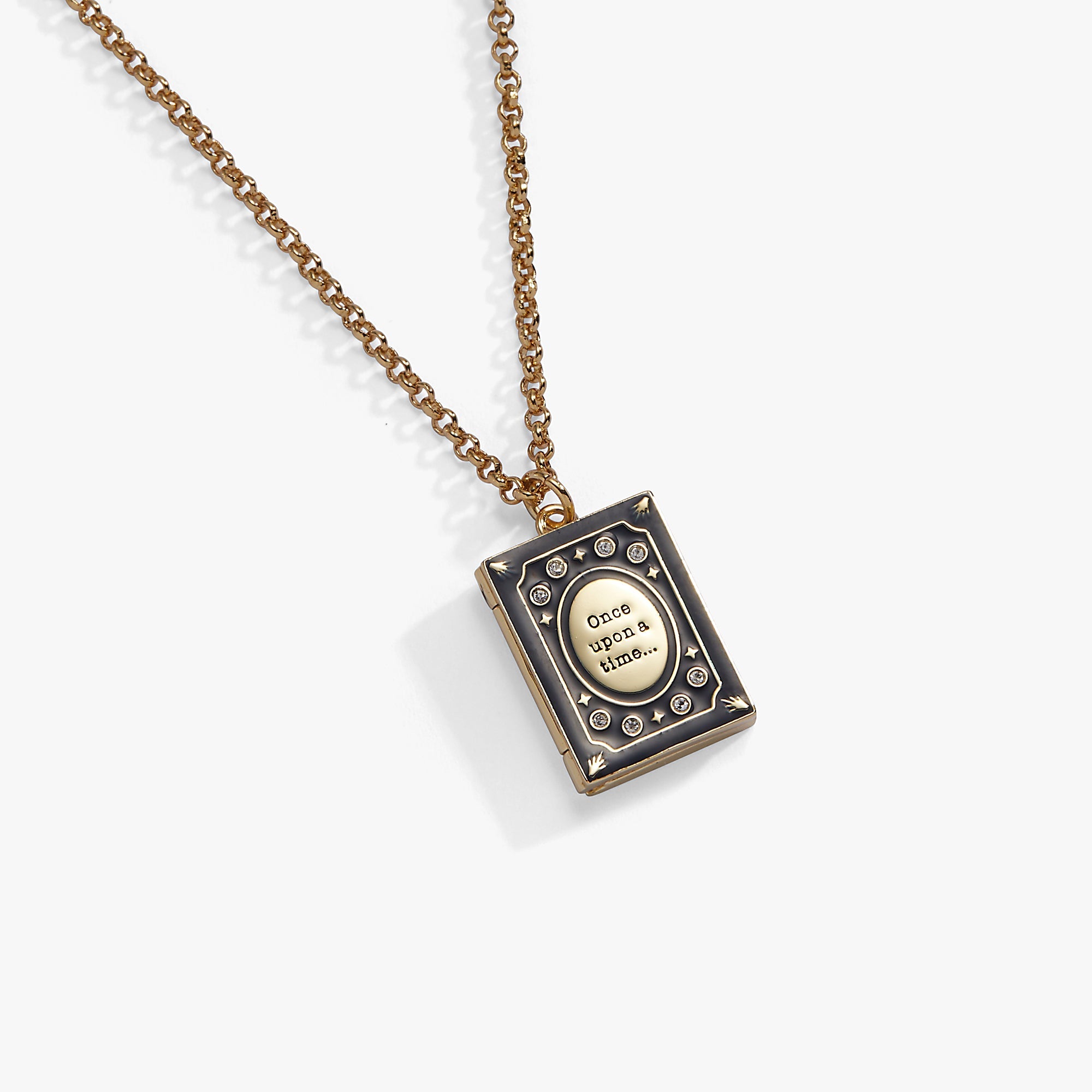 'A Reader Lives A Thousand Lives' Book Club Locket Pendant - Aaria Tees Aaria Tees