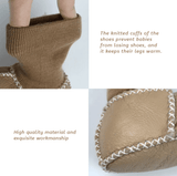 cozy booties | Dove Grey - Aaria Tees Aaria Tees