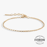 Everyday Box Link Chain Bracelet - Aaria Tees Aaria Tees