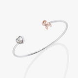 Breast Cancer Awareness Pink Ribbon Flex Cuff - Aaria Tees Aaria Tees