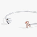 Breast Cancer Awareness Pink Ribbon Flex Cuff - Aaria Tees Aaria Tees