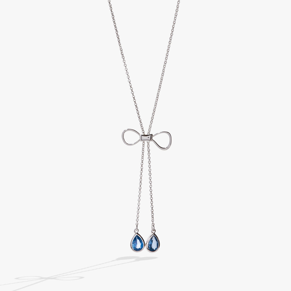 Bow Adjustable Slider Necklace - Aaria Tees