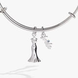 Bridal Gown Duo Charm Bangle - Aaria Tees Aaria Tees