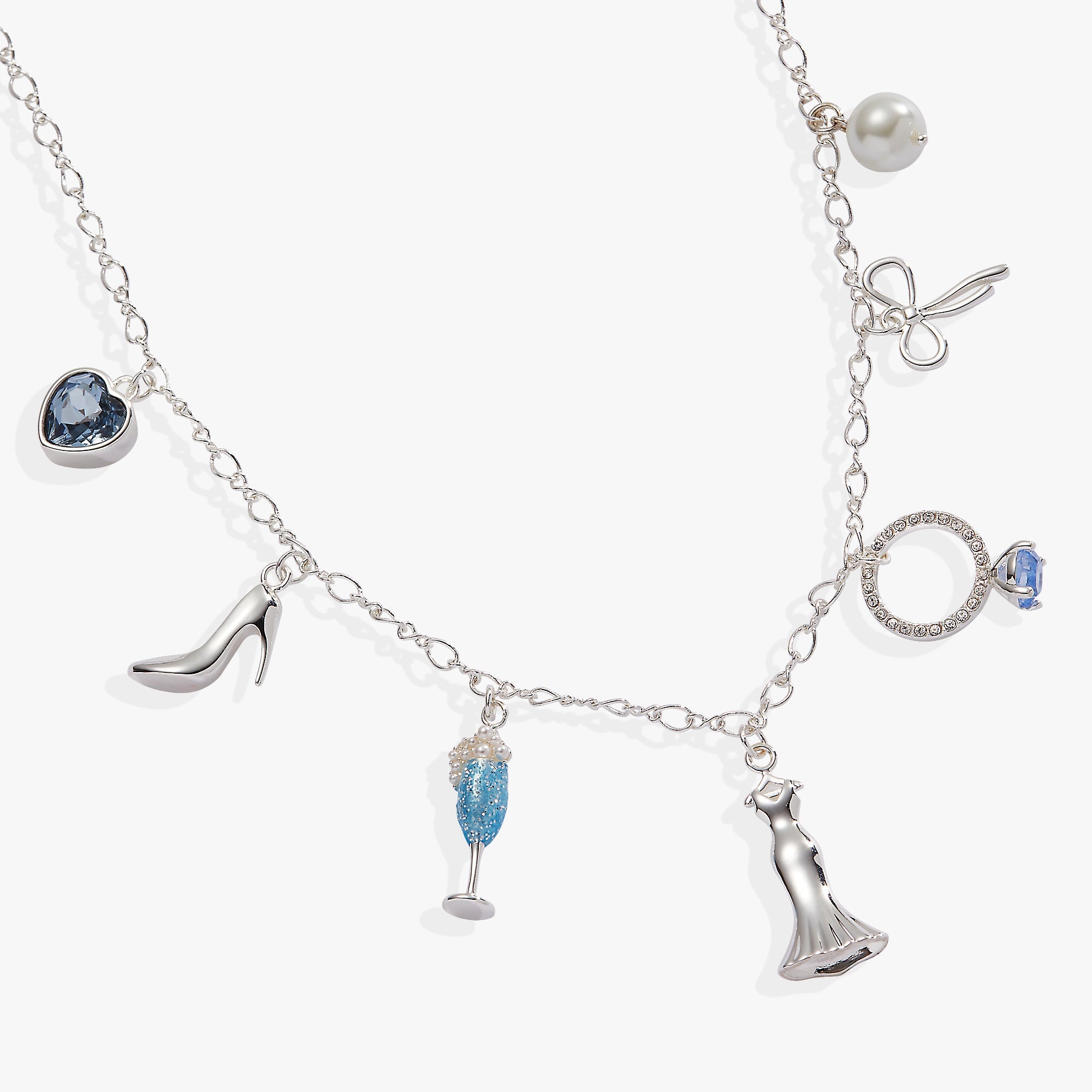 Bridal Multi-Charm Necklace - Aaria Tees Aaria Tees