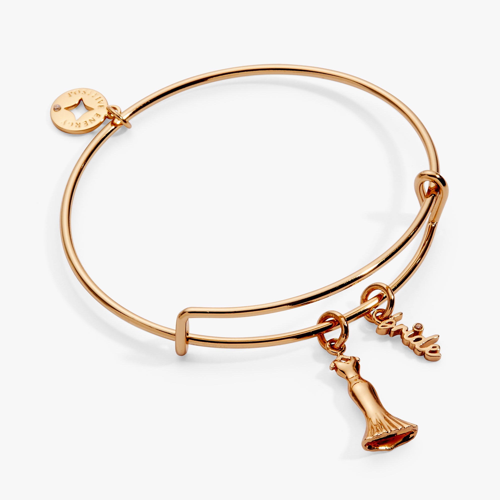 Bridal Gown Duo Charm Bangle - Aaria Tees Aaria Tees