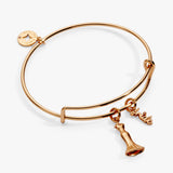 Bridal Gown Duo Charm Bangle - Aaria Tees Aaria Tees