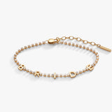 "Bride" Crystal Tennis Bracelet - Aaria Tees Aaria Tees