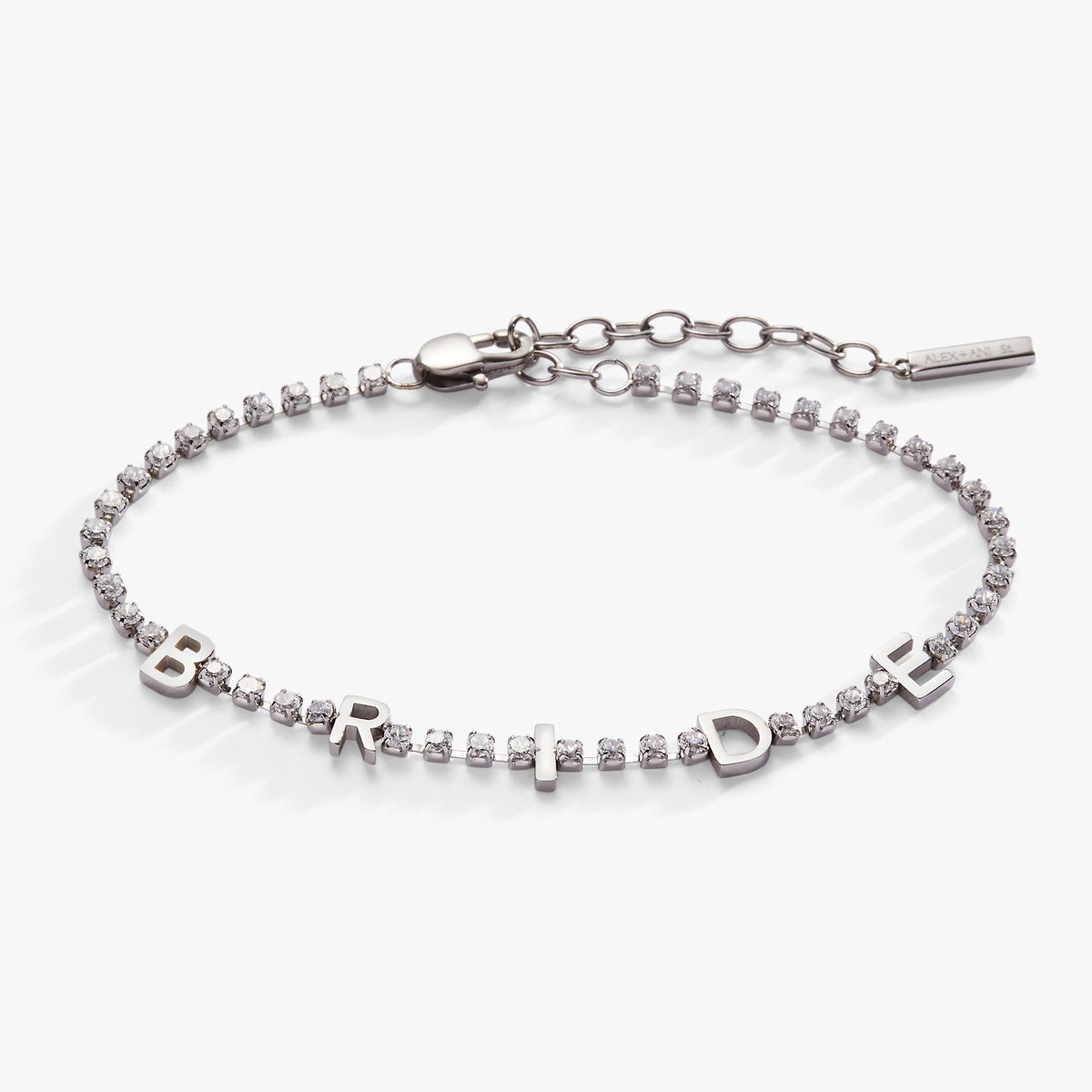 "Bride" Crystal Tennis Bracelet - Aaria Tees