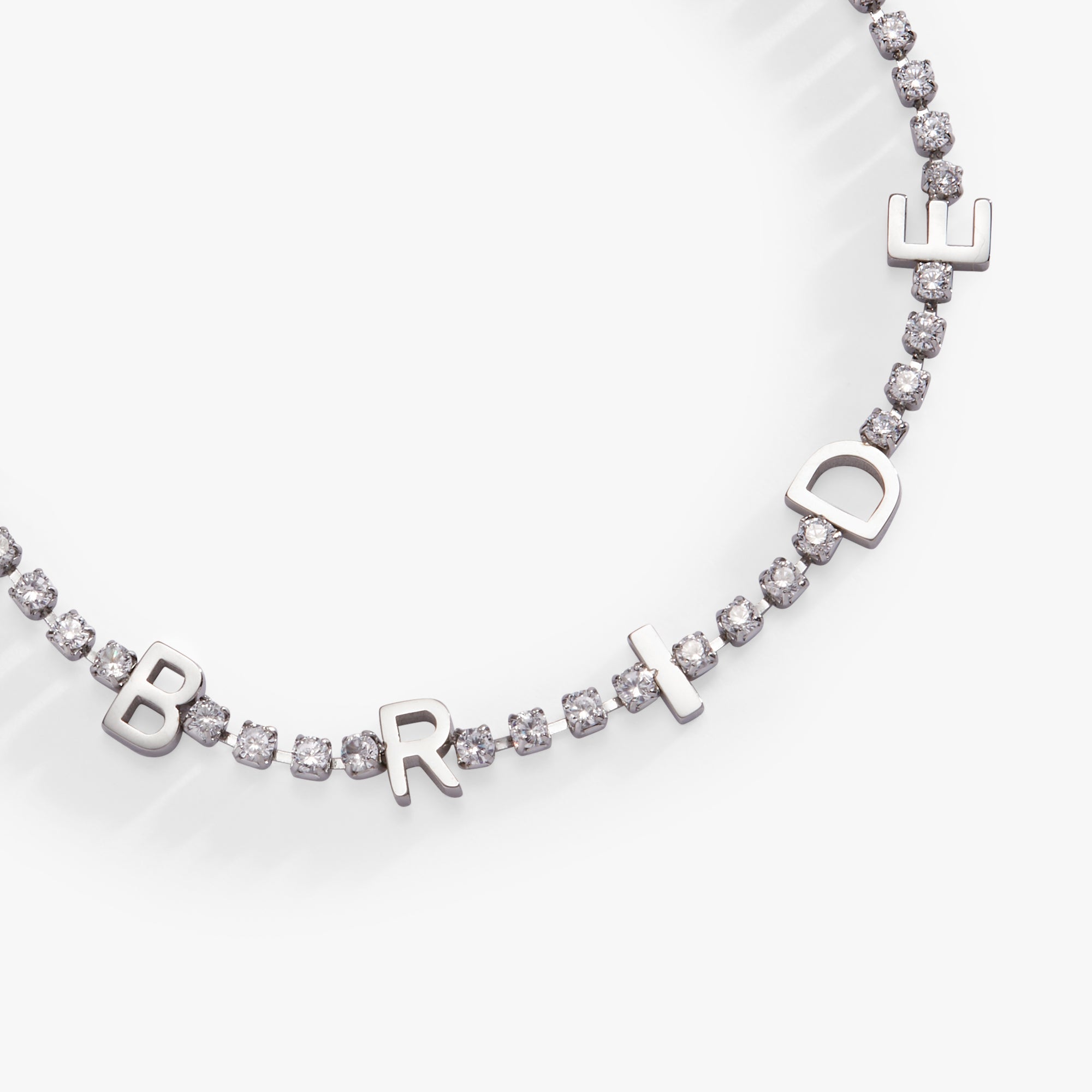 "Bride" Crystal Tennis Bracelet - Aaria Tees Aaria Tees