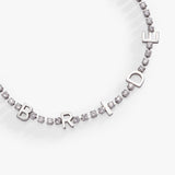 "Bride" Crystal Tennis Bracelet - Aaria Tees Aaria Tees