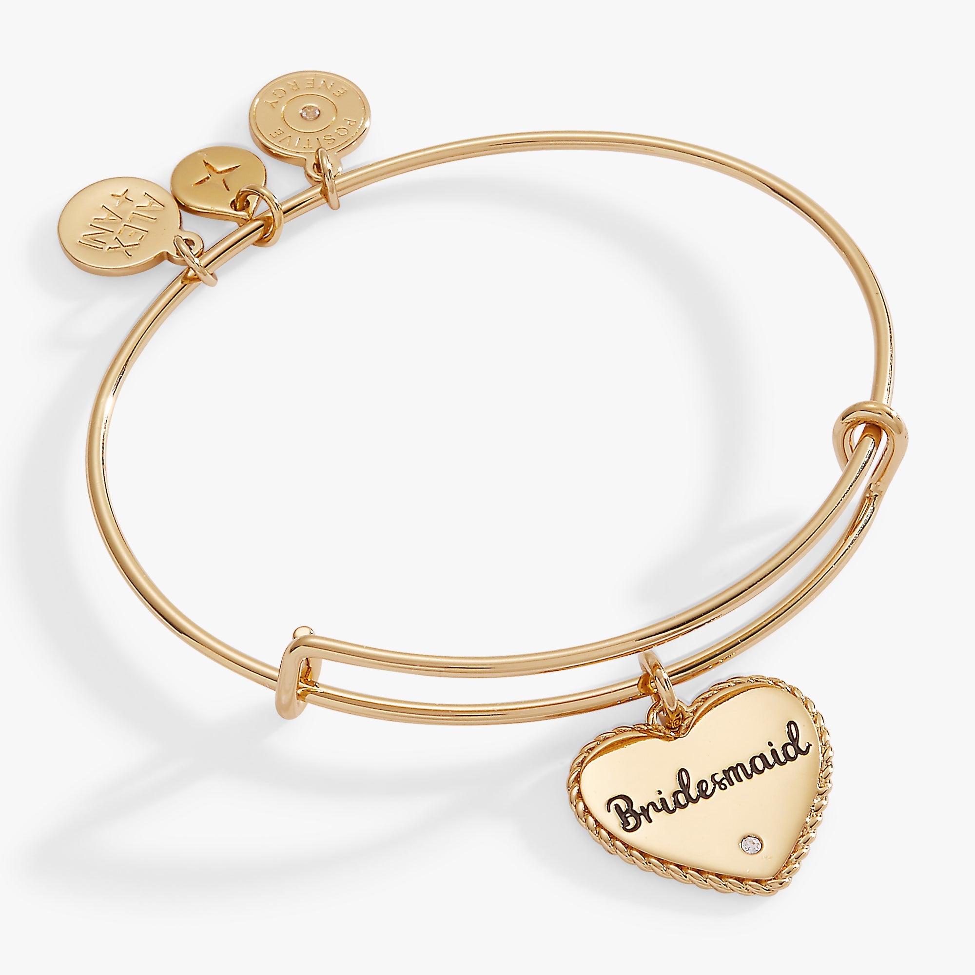 Bridesmaid Heart Bangle - Aaria Tees Aaria Tees