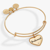 Bridesmaid Heart Bangle - Aaria Tees Aaria Tees