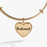 Bridesmaid Heart Bangle - Aaria Tees Aaria Tees