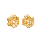 Bridget Flower Statement Earrings - Aaria Tees Aaria Tees