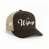 Embroidered Wifey Trucker Hat – Classic Mesh Cap for Wedding or Anniversary - Aaria Tees Aaria Tees