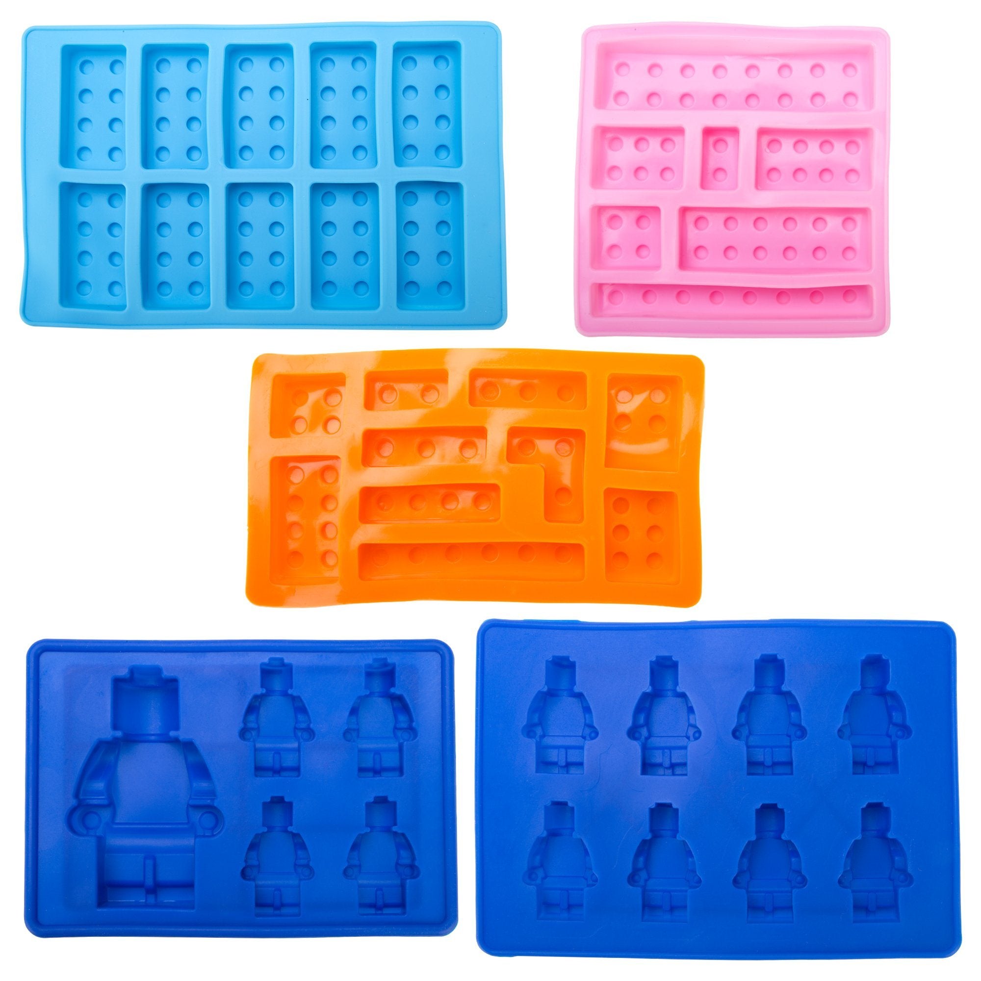 Building Blocks Novelty Ice Cube Trays - Set of 5 - Aaria Tees Aaria Tees