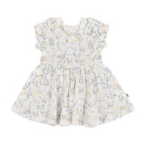 short sleeve twirl dress | bunnies - Aaria Tees Aaria Tees