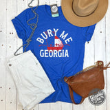 Bury Me In Georgia Short Sleeve Tee - Aaria Tees Aaria Tees