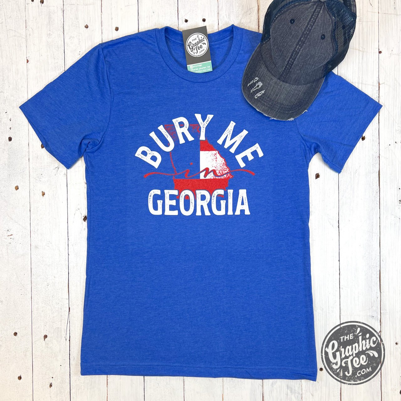 Bury Me In Georgia Short Sleeve Tee - Aaria Tees Aaria Tees
