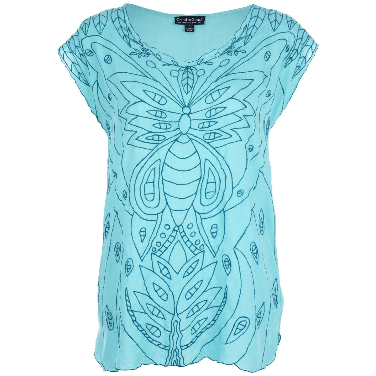 Butterflies in Bali Top - Aaria Tees