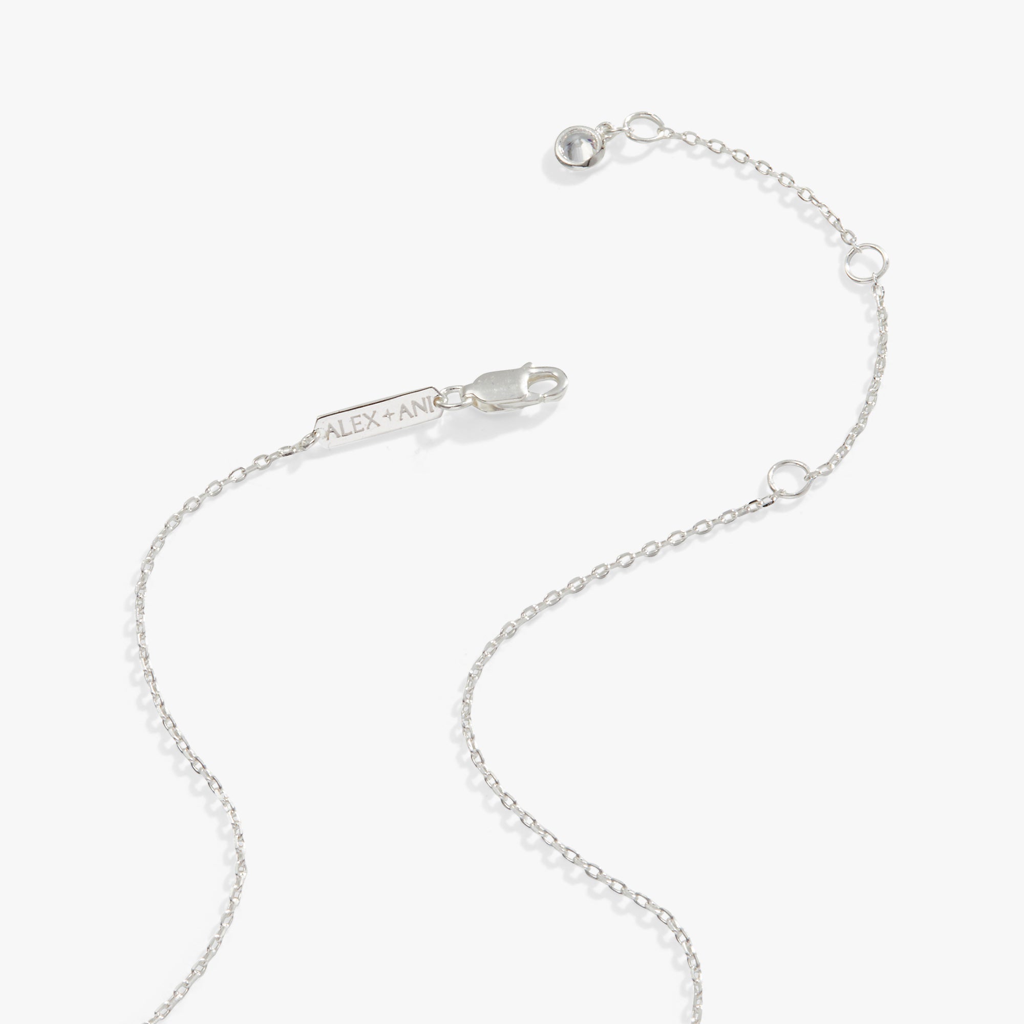 Butterfly + Crystal Necklace, Adjustable - Aaria Tees Aaria Tees