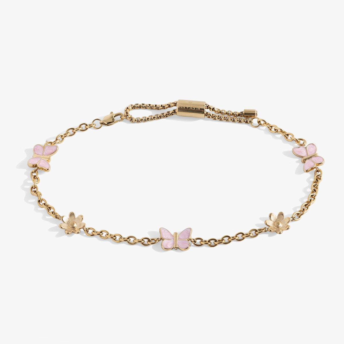 Butterfly and Flower Anklet - Aaria Tees