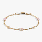 Butterfly and Flower Anklet - Aaria Tees Aaria Tees