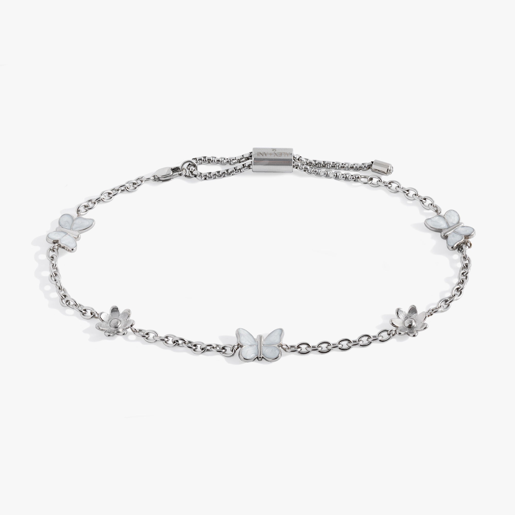 Butterfly and Flower Anklet - Aaria Tees Aaria Tees