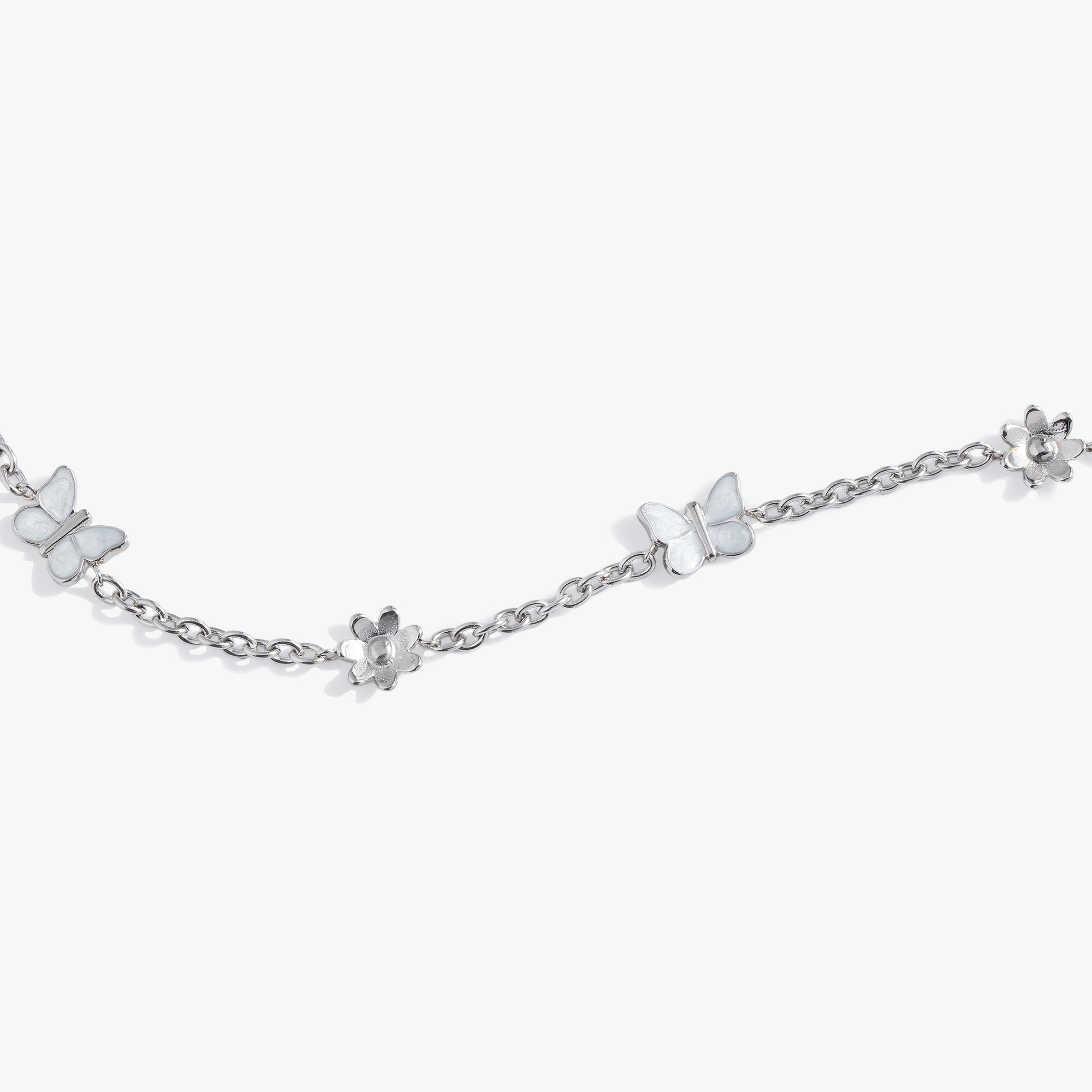Butterfly and Flower Anklet - Aaria Tees Aaria Tees