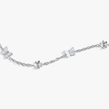 Butterfly and Flower Anklet - Aaria Tees Aaria Tees