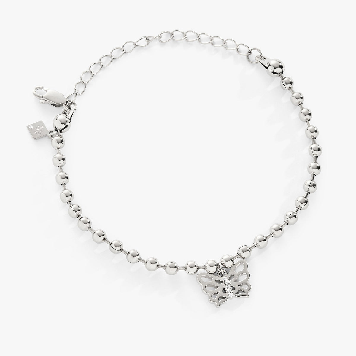 Butterfly Ball Chain Bracelet - Aaria Tees