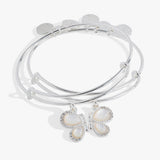 Perfect Pairs- Butterfly Wings Bangle Set of 2 - Aaria Tees Aaria Tees