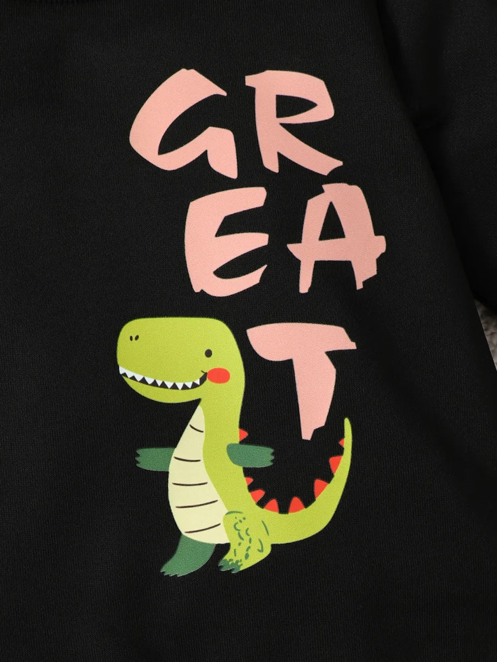 Children's Dinosaur Graphic Sweatshirt and Pants Set - Aaria Tees Aaria Tees